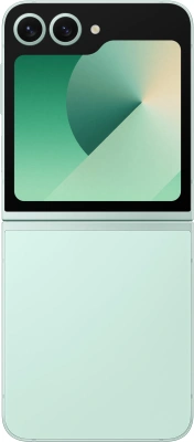 Смартфон Samsung SM-F741B Galaxy Z Flip 6 512Gb 12Gb мятный раскладной 3G 4G 1Sim 6.7" 1080x2640 Android 14 50Mpix 802.11 a/b/g/n/ac/ax NFC GPS GSM900/1800 GSM1900 Protect