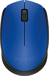 Мышь Logitech M171 синий/черный оптическая 1000dpi беспров. USB для ноутбука 2but (910-004640)