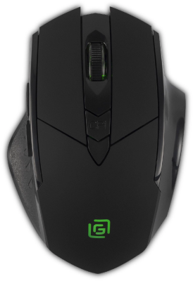 Мышь Оклик 780GW черный оптическая 3200dpi беспров. USB для ноутбука 6but (1903012)