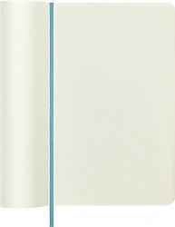 Блокнот Moleskine CLASSIC SOFT QP618B35 Large 130х210мм 192стр. нелинованный мягкая обложка голубой
