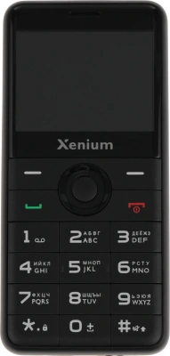 Мобильный телефон XENIUM X700 черный моноблок 2Sim 2.31" 240x320 Nucleus 0.3Mpix GSM900/1800 MP3 FM microSD max32Gb