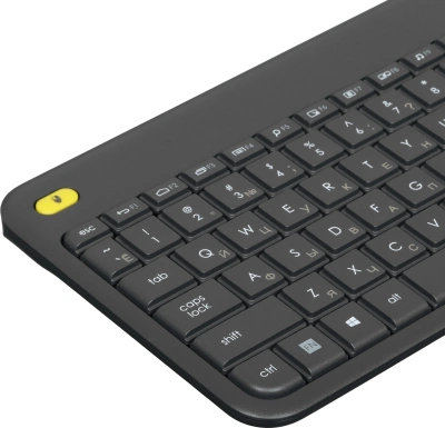 Клавиатура Logitech K400 Plus черный USB беспроводная (920-007173)