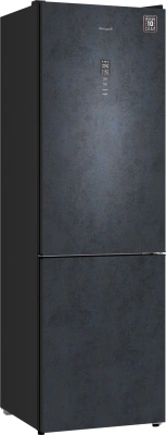 Холодильник Weissgauff WRK 2000 Total NoFrost Inverter Rock Glass 2-хкамерн. графит