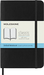 Блокнот Moleskine CLASSIC SOFT QP614 Pocket 90x140мм 192стр. пунктир мягкая обложка черный