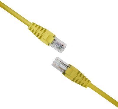 Патч-корд NTSS NTSS-PC-UTP-RJ45-5e-0.15-LSZH-YL NTSS-PC-UTP-RJ45-5E-0.15-LSZH UTP RJ-45 вил.-вилка RJ-45 кат.5E 0.15м желтый LSZH (уп.:1шт)