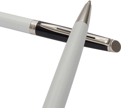 Ручка шариков. Waterman Hemisphere Colour Blocking (2202846) черн/белый M син. черн. подар.кор.