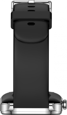 Смарт-часы Amazfit Pop 3S A2318 1.96" AMOLED корп.серебристый рем.черный (1746287)