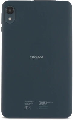 Планшет Digma Optima 8306C 4G T606 (1.6) 8C RAM4Gb ROM64Gb 8" IPS 1280x800 4G 1Sim Android 13 синий 5Mpix 2Mpix BT WiFi microSD 512Gb 5000mAh