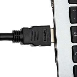 Кабель аудио-видео Cactus CS-HDMI.1.4-2 HDMI (m)/HDMI (m) 2м. позолоч.конт. черный