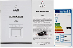 Духовой шкаф Электрический Lex EDP 094 BL черный