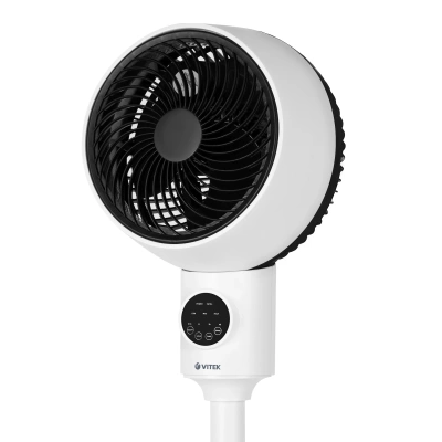 Вентилятор напольный Vitek VT-2074 35Вт скоростей:3 ПДУ белый/черный