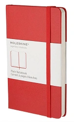 Блокнот Moleskine CLASSIC QP012R Pocket 90x140мм 192стр. нелинованный твердая обложка красный