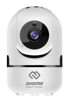 Камера видеонаблюдения IP Digma DiVision 201 Wi-Fi 2.8-2.8мм цв. корп.:белый (DV201)