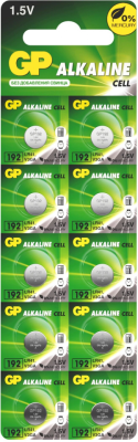 Батарея GP AG3 192FRA-2C10 LR41/LR4/192 24mAh (10шт) блистер
