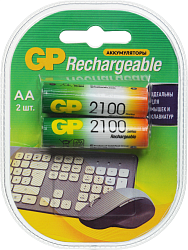 Аккумулятор GP 210AAHC AA NiMH 2100mAh (2шт)