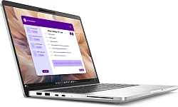 Ноутбук Dell Pro 14 Plus Core Ultra 7 266V 16Gb SSD1Tb Intel Graphics 14" WVA FHD+ (1920x1200) Linux grey WiFi BT Cam (PRO14PL-7613)