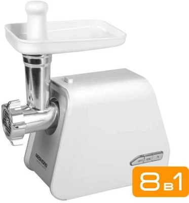 Мясорубка Redmond RMG-1216-8 1200Вт белый/серебристый
