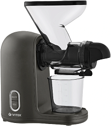 Соковыжималка шнековая Vitek VT-3715 300Вт рез.сок.:280мл. черный/черный