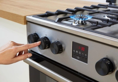 Плита Комбинированная Gorenje GKS6C70XF нержавеющая сталь (стеклянная крышка) реш.чугун