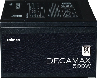 Блок питания Zalman ATX 500W ZM500-LX3 80+ (20+4pin) APFC 120mm fan 4xSATA RTL