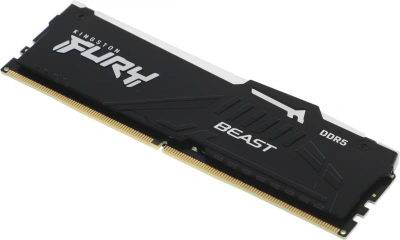 Память DDR5 16GB 6000MHz Kingston KF560C30BBA-16 Fury Beast Black RGB RTL Gaming PC5-48000 CL30 DIMM 288-pin 1.4В kit single rank с радиатором Ret