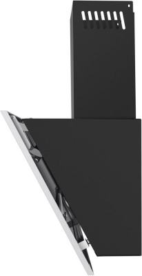 Вытяжка каминная Maunfeld Bridge 60 нержавеющая сталь/черный управление: кнопочное (1 мотор)