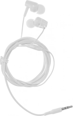 Гарнитура внутриканальные Hoco M112 1.2м белый проводные в ушной раковине