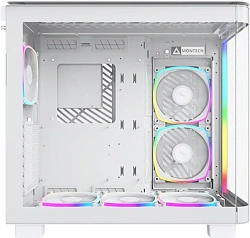 Корпус Montech King 95 Pro белый без БП ATX 7x120mm 2x140mm 2xUSB3.0 audio bott PSU