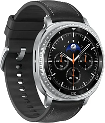 Смарт-часы Samsung Galaxy Watch 8 Classic 1.34" Super AMOLED корп.серебристый рем.черный (SM-L500NZKAMEA)