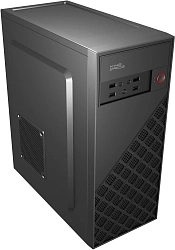 Корпус KingPrice KPCC-MD203 черный без БП ATX 1x80mm 3x120mm 2xUSB2.0 audio