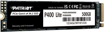 Накопитель SSD Patriot PCIe 4.0 x4 500GB P400LP500GM28H P400 M.2 2280