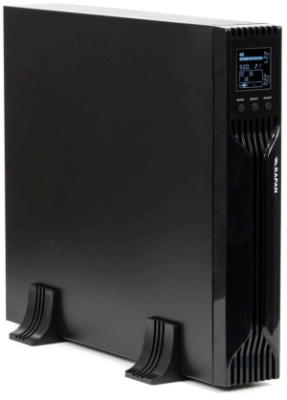 Источник бесперебойного питания Бастион Rapan 1000-RACK-IN-2X9 700Вт 1000ВА черный