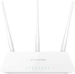 Роутер беспроводной Tenda F3 N300 10/100BASE-TX белый