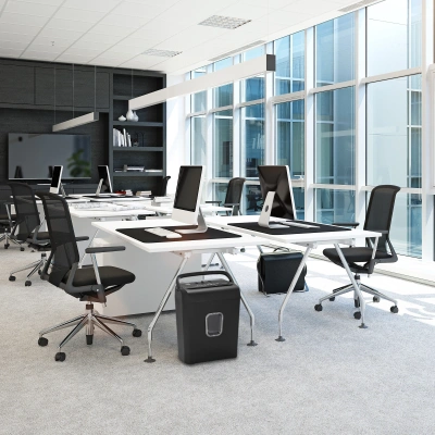 Шредер Cactus CS-SH-8-13-5X18 (секр.P-4) фрагменты 8лист. 13лтр. скрепки скобы пл.карты