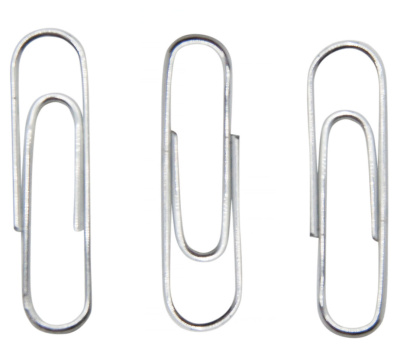 Скрепки Silwerhof 491028 металл оцинкованные 25мм (упак.:100шт) картонная коробка