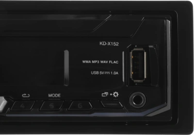 Автомагнитола JVC KD-X152M 1DIN 4x50Вт RDS