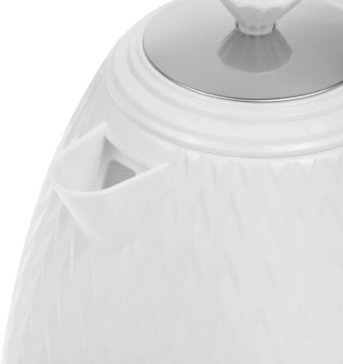 Чайник электрический Kitfort КТ-681 1.7л. 2200Вт белый корпус: пластик