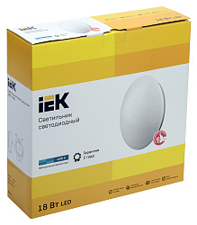 Светильник IEK ДПБ1002 18Вт 4000K белый (LDPB0-1002-18-4000-K01)