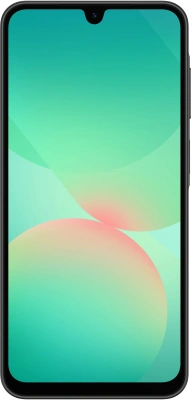 Смартфон Samsung SM-A266B Galaxy A26 5G 256Gb 8Gb черный моноблок 3G 4G 2Sim 6.7" 1080x2340 Android 15 50Mpix 802.11 a/b/g/n/ac NFC GPS GSM900/1800 GSM1900 Protect microSD max2048Gb