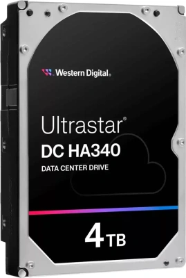 Жесткий диск WD SATA-III 4TB 0B47487 WUS721204BLE604 Ultrastar DC HA340 512E (7200rpm) 256Mb 3.5"