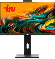 Моноблок IRU Tactio 23IP 23.8" Full HD i5 12400 (2.5) 16Gb SSD512Gb UHDG 730 Windows 11 Pro 64 WiFi BT 120W Cam черный 1920x1080 (RUS)