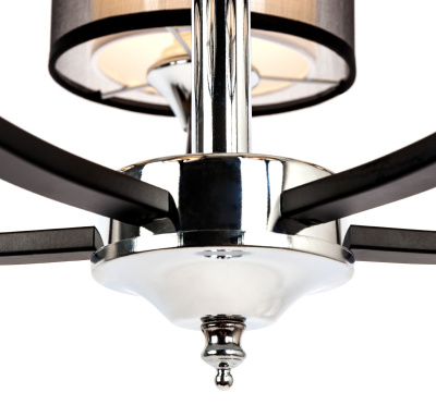 Люстра Hiper Andrea H025-5 потолоч. черный/хром