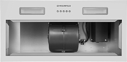 Вытяжка встраиваемая Maunfeld THAMES 603PM белый управление: кнопочное (1 мотор)