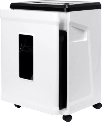 Шредер Heleos УМ26-2 белый/черный (секр.Р-2) ленты 21лист. 26лтр. скрепки скобы пл.карты CD