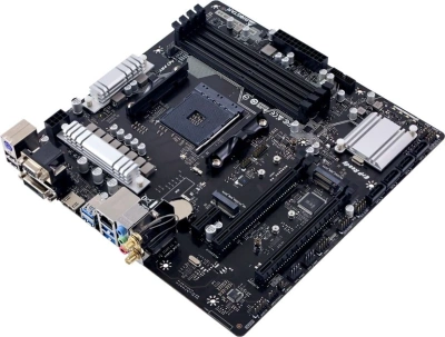 Материнская плата Biostar B550MX/E PRO Soc-AM4 AMD B550 4xDDR4 mATX AC`97 8ch(7.1) GbLAN RAID+VGA+DVI+HDMI