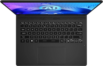 Ноутбук MSI Prestige 14 AI EVO C1MG-001US Ultra 9 185H 64Gb SSD2Tb Intel Iris Xe graphics 14" IPS FHD+ (1920x1200) Windows 11 Pro Multi Language silver WiFi BT Cam