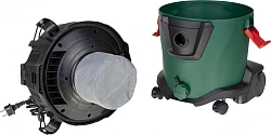 Строительный пылесос Bosch AdvancedVac20 1200Вт (уборка: сухая/влажная) зеленый