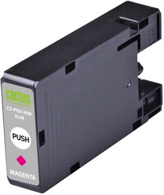 Картридж струйный Cactus CS-PGI1400XLM PGI-1400 пурп.пигм. (12мл) для Canon MB2050/MB2350/MB2040/MB2340