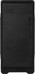 Корпус Accord ACC-811 черный без БП mATX 1x80mm 3x120mm 1xUSB2.0 1xUSB3.0 audio bott PSU
