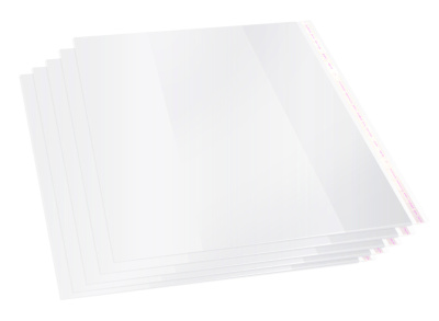 Обложка Silwerhof Монстрики с липк.сл. (набор 5шт) ПП 70мкм гладкая прозр. 233х450мм